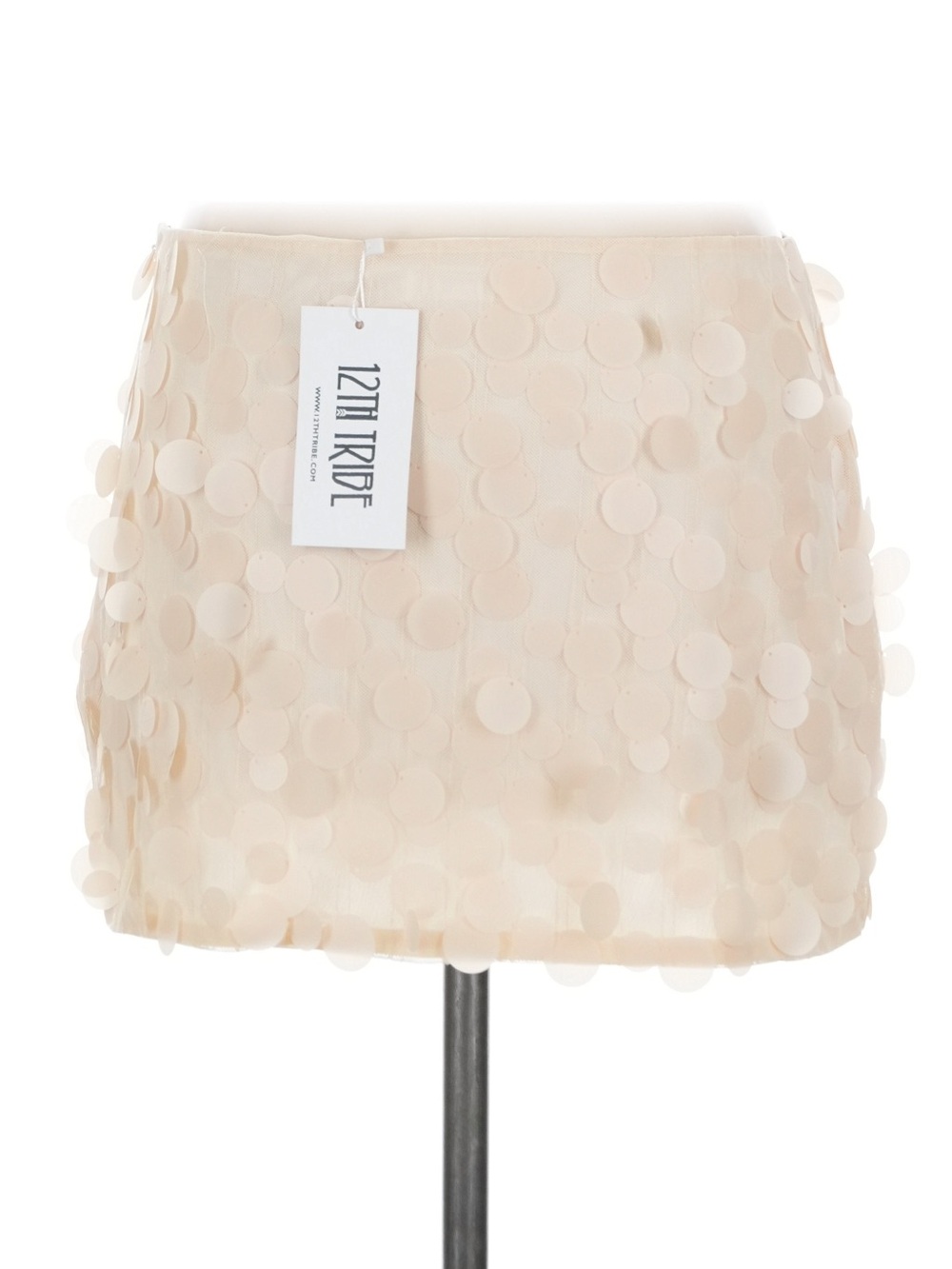 12th Tribe Miramar Blush Payette Mini Skirt - Size M - Picture 10 of 14